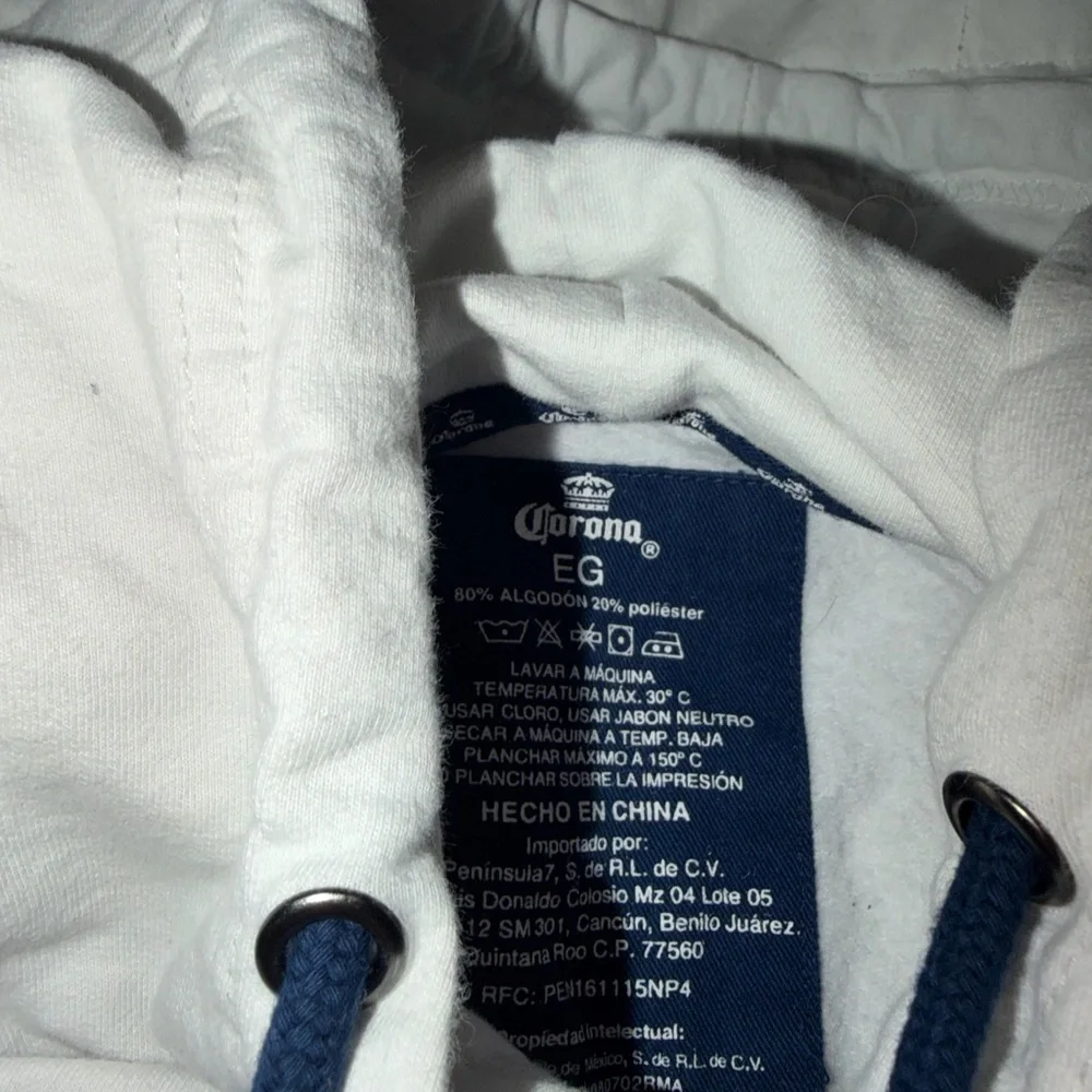 Corona Women's Yellow and Navy Colorblock Hoodie - Picture 7 of 7